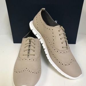 Cole Haan  Zerogrand Wingtip Oxford Oat Nubuck